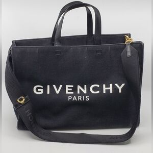Givenchy Canvas Logo Print Tote